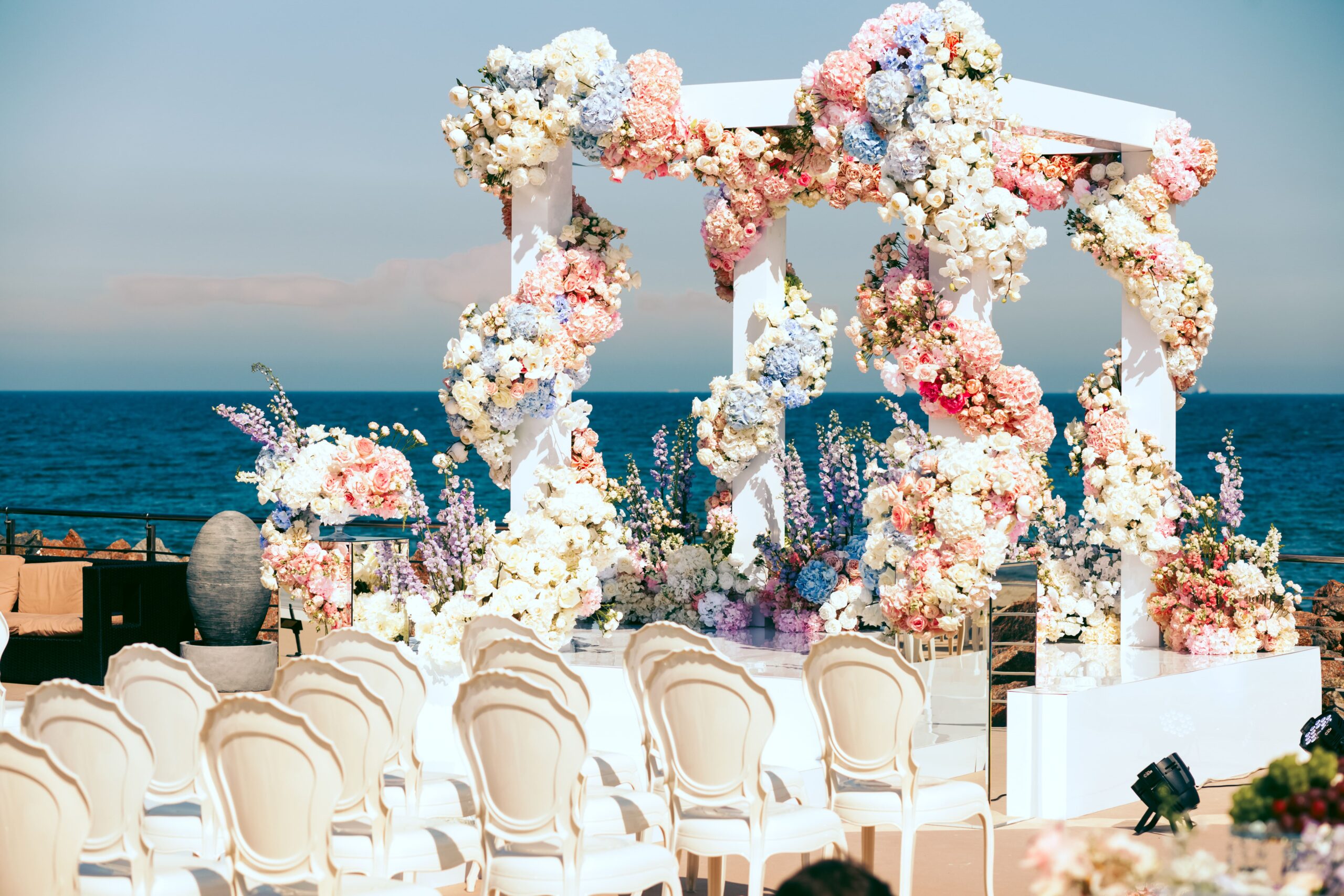 side-view-wedding-arch-with-flowers
